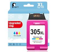 Penguin 305XL Cartouche pour HP 305 DeskJet 2820e 2800e 2810e 2822e 2821e 2823e 4220e 4210e 4200e 4222e 4230e Envy 6432e 6032e 6020e 6420e Imprimante Cartouches Encre Remplacement 305 XL Couleur