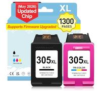 Penguin 305XL Cartouche pour HP 305 XL Noir et Couleur DeskJet 2820e 2720e
