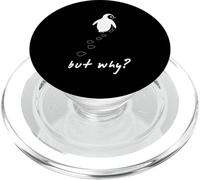 Penguin But Why Head Towards The Mountains Motivation PopSockets PopGrip pour MagSafe