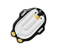 Penguin Cartoon Gonflable Surfboard PVC Floating Raft 100x70cm Lightweight Aquatic Lounger Backyard Seaside Lakeside Loisirs Kiddie Boogie Rider Summer Splash Accessory Juvenile Paddling Toy