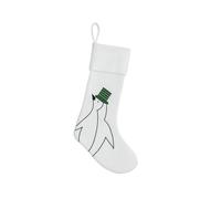 (penguin) Christmas Stockings Santa Claus Snowman Penguin Deer Fireplace Decorations Cloth Ornaments ML-M363ABCD