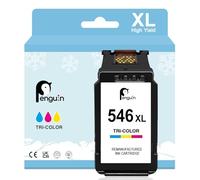 Penguin CL-546 Cartouche pour Canon 546 Pixma MG2540 MG2556S MX495 TS3150 TS3350 MG3050 TS3151 TS3351 TS205 MG2550S MG2555S MG2950 TR4550 TR4551 TR4650 Cartouche Encre pour Canon 546 XL 546XL Couleur