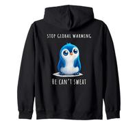 Penguin Climate Change Activism Sweat à Capuche