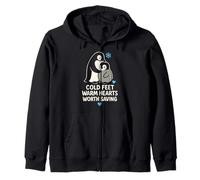 Penguin Conservation Save Wildlife Rescue Espèces menacées Sweat à Capuche