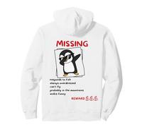 Penguin Fun Missing But Why Mountains Backprint Sweat à Capuche