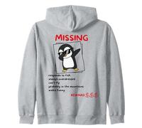 Penguin Fun Missing But Why Mountains Backprint Sweat à Capuche