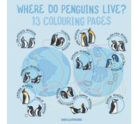 Penguin & Habitats Colouring Book: Natural History illustrations