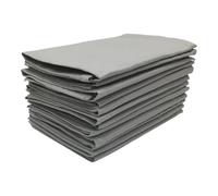 Penguin Home Lot de 12 Serviettes en Tissu réutilisables 100% Coton, Tissage sergé Teint, Douces et durables, parfaites pour Les hôtels, Restaurants et événements, mélange foncé, lavables en Machine