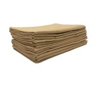 Penguin Home Lot de 12 Serviettes en Tissu réutilisables 100% Coton, Tissage sergé Teint, Douces et durables, parfaites pour Les hôtels, Restaurants et événements, lavables en Machine, 45 x 45 cm