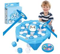 Penguin - jeu de glace Penguin, jeu de table familiale - Save Penguin on Ice Block Game Family Game avec un marteau pour le développement de la journée des du cerveau et des mains des,