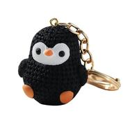 Penguin Keyring - Resin Cartoon Handbag Keychain Pendant, Cute Bag Charm Accessory, Durable Backpack Luggage Marker Decoration, Portable Kids Gift Item | For Purse Tote Travel School Zipper Decoration