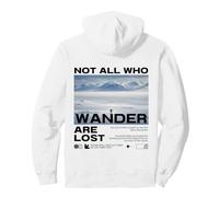 Penguin Not All Who Wander are Lost But Why Backprint Sweat à Capuche