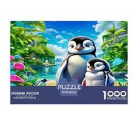 Penguin Puzzle De 1000 Pièces : pour Toute La Famille, Un Jeu Qui Combine Amusement, Apprentissage Et Liens Affectifs.
