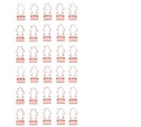 Penguin Shape Rose Gold Paper Clips, Small Cute Office School Supplies, 30 Pcs Strong Clamping Document Organizers with Storage Box for Students Teachers
