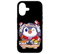 Penguin Sushi Chef Funny & Cute Penguin Chef & Sushi Board Coque pour iPhone 17