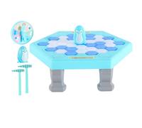 Penguin Trap Game- Fun Family Puzzle Toy, Activité pour passionnants, Multiplayer Block Ice Challenge Divertissement en Salle, Jeu de Table interactif pour Les de 3
