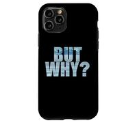 Penguin Wandering Off - But Why Mountains Text Graphic Coque pour iPhone 11 Pro