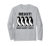 Penguins Against Tariffs Resist Funny Penguin Tariff Protest Manche Longue