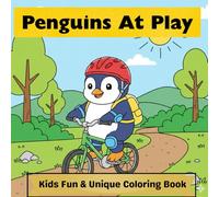 Penguins At Play: Bold and Easy Animal Coloring Book