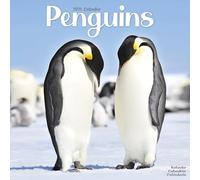 Penguins Calendar 2025 Square Animal Wall Calendar - 16 Month