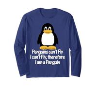 Penguins Can't Fly, I Can't Fly, I am a Penguins Family Day Manche Longue