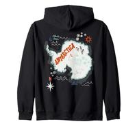 Penguins Whale Antarctica North Pole Atlantic Ocean Vessel Sweat à Capuche