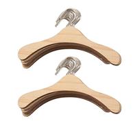 PENGY 20 Pieces Cintre en Bois pour poupees BJD 1/4 Porte-Manteaux de poupees Miniature