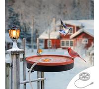 PENGYONBR Bird Bath Heater for Outdoors in Winter 500w Aluminum Heater De-Icer with Thermostatically Controlled, Keep Water from Freezing, Birdbaths Pond Heater for Patio Yard and Lawn /1332