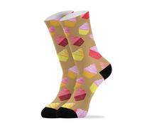 PENGYVV Chaussettes de course à pied mignonnes et colorées, unisexes, respirantes pour homme, pour la randonnée, le trekking en plein air