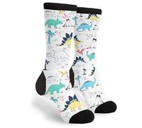 PENGYVV Chaussettes unisexes algèbre, géométrie, abstrait, mathématiques, chaussettes de course à pied, hommes et femmes, chaussettes décontractées amusantes et funky fantaisie, tube ras du cou