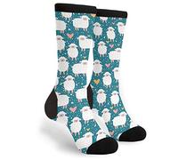 PENGYVV Chaussettes unisexes algèbre, géométrie, abstrait, mathématiques, chaussettes de course à pied, hommes et femmes, chaussettes décontractées amusantes et funky fantaisie, tube ras du cou