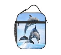 PENGYVV Sac à déjeuner unisexe avec inscription « Thumbs-up » - Poignée amovible - Réutilisable - Isotherme - Portable - Sac à main pour l'école, le travail, le pique-nique, les voyages