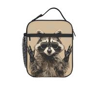 PENGYVV Sac à déjeuner unisexe avec inscription « Thumbs-up » - Poignée amovible - Réutilisable - Isotherme - Portable - Sac à main pour l'école, le travail, le pique-nique, les voyages