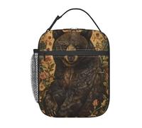 PENGYVV Sac à déjeuner unisexe avec motif « I Love Dogs and Bones » - Réutilisable - Isotherme - Portable - Pour l'école, le travail, le pique-nique, les voyages