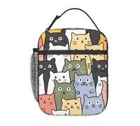 PENGYVV Sac à déjeuner unisexe avec motif « I Love Dogs and Bones » - Réutilisable - Isotherme - Portable - Pour l'école, le travail, le pique-nique, les voyages