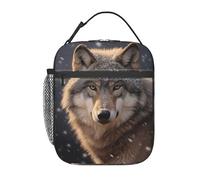 PENGYVV Sac à déjeuner unisexe, motif dragon épique, animal épique, amoureux, réutilisable, isotherme, portable, sac à main pour l'école, le travail, le pique-nique, les voyages