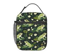 PENGYVV Sac à déjeuner unisexe, motif dragon épique, animal épique, amoureux, réutilisable, isotherme, portable, sac à main pour l'école, le travail, le pique-nique, les voyages