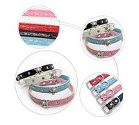 PENIKOKO 1 Pièce Collier Halloween pour Design de Crâne Collier PU Ajustable Accessoire Stylé pour Animaux de Compagnie