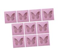 PENIKOKO 10 ensembles Boîte de Rangement pour Faux Cils avec Plateau Design Ajourés Coffret Maquillage Coloré Carré pour Extensions de Cils Professionnelles Protection et Organisation