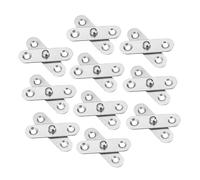 PENIKOKO 10 pièces Charnières Pivotantes Invisibles Acier Inoxydable pour Portes Secrètes et Meubles Installation Facile Durable et
