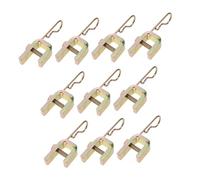PENIKOKO 10 Pièces Clips de Fixation Fer pour Rallonge de Valve de Pneus Durable et Facile à Installer Adaptés pour Gonflage de Voitures et Camions Extension Tube Double Valve