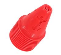 PENIKOKO 10 pièces Cônes de Signalisation Football Rouge pour Entraînement Roller Patinage Obstacles Entraînement Sport Intérieur Extérieur