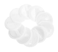 PENIKOKO 10 pièces Coton pour Maquillage Poudre Visage Corps Compact Naturel 10pcs Blanc pressé 60 * 7mm emballé en sachet OPP