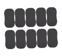 PENIKOKO 10 pièces Éponge à Cheveux Portable pour Boucles Brosse à Cheveux Noir pour Salon et Usage Domestique