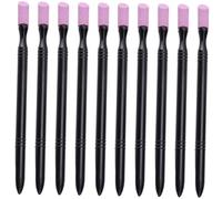 PENIKOKO 10 pièces Kit de à Ongles Double-face Pierre Quartz pour Soin des Ongles Ponçage Précis Nettoie Cuticules Léger et Portable pour Usage Professionnel et Personnel