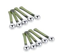 PENIKOKO 10 Pièces Metal Eye Applicator Stick Cooling Roller Massage Tool For Puffiness And Circulation Care