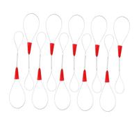 PENIKOKO 10 Pièces Outil de Traction Câble avec Fixation Rapide Accessoire Poisson pour Passe Fil Électricien Compatible avec Divers Rubans Poisson pour Tirage et Fixation de Fil Souple