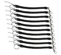 PENIKOKO 10 Pièces Porte Clés Ressorts Rétractables avec Boucle Cordon Élastique Flexible pour Randonnée Camping et Organisation Dobjets Personnels
