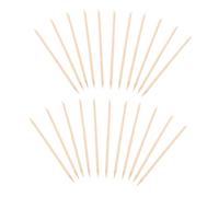 PENIKOKO 100 pièces Bâtonnets Bois pour Ongles Poussoir Cuticules Manucure et Pédicure Bois Outils de Beauté Compacts pour Nettoyage et Nail Art