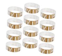 PENIKOKO 100 pièces Bracelets VIP Événementiels Papier Synthétique Imperméables Bracelets de Poignet Sécurisés pour Concerts Fêtes Festivals et Expositions